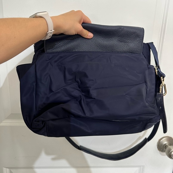 Tory Burch navy diaper bag - Picture 2 of 5